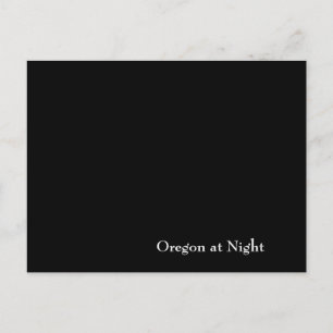 Carte Postale Oregon la nuit
