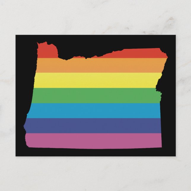 Carte Postale oregon pride. (Devant)
