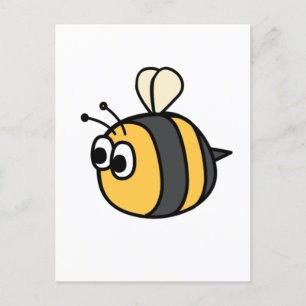 Carte Postale Oreiller à lancer de bourdon mignon