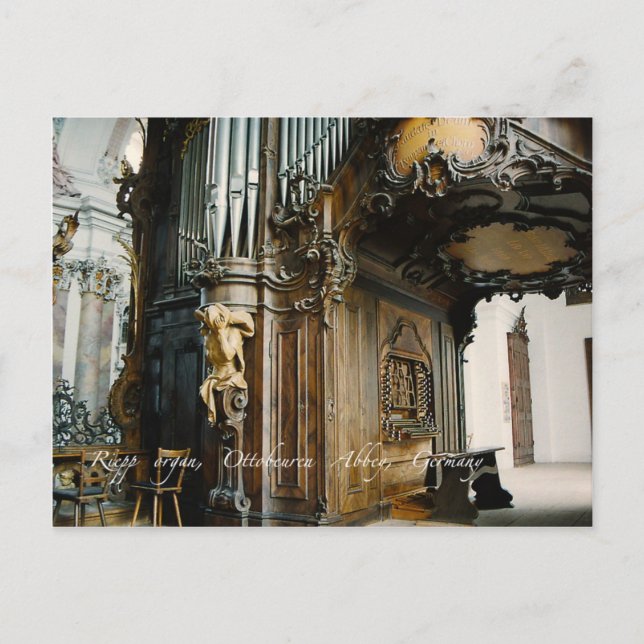 Carte Postale Orgue Riepp en Ottobeuren (Devant)