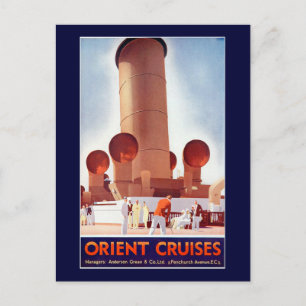 Carte Postale Orient Cruises Big Funnel