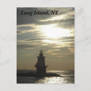 Carte Postale Orient Point Lighthouse Sunset 3
