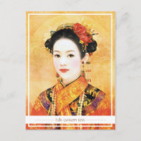 Orientale femme chinoise vibrante portrait magnifi