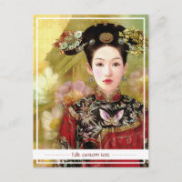 Orientale femme chinoise vibrante portrait magnifi