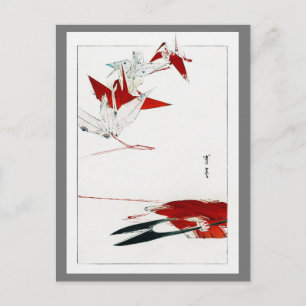 Carte Postale Origami d'oiseaux, Watanabe Seitei