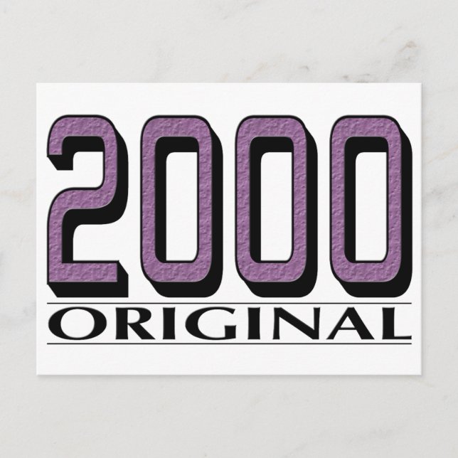 Carte Postale Original 2000 (Devant)