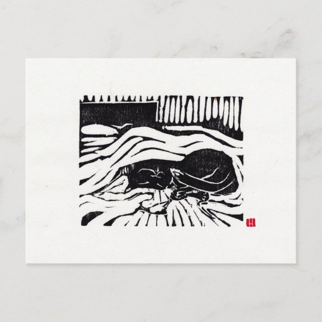 Carte postale originale Cat Art (Devant)