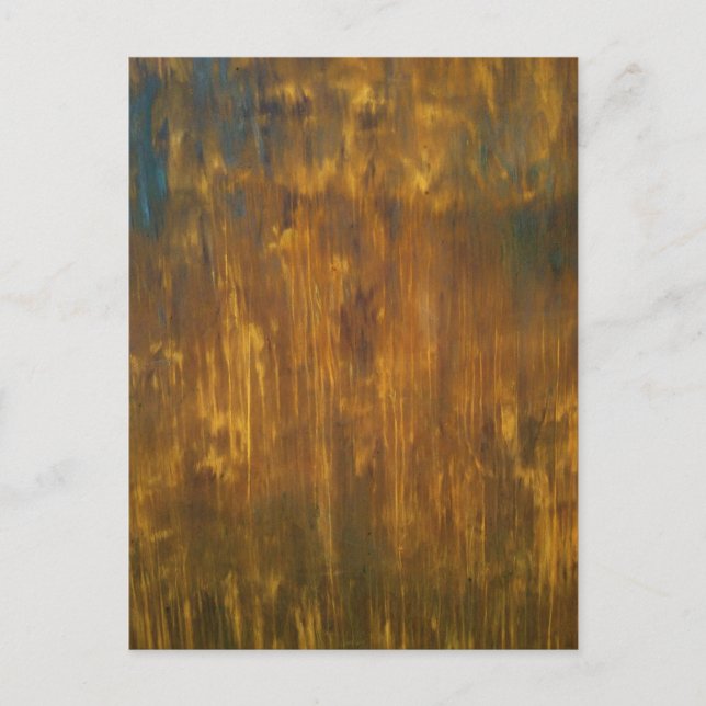 Carte postale originale texturisée de peinture de (Devant)