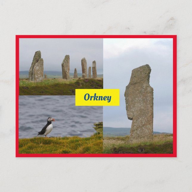 Carte postale Orkney (Devant)
