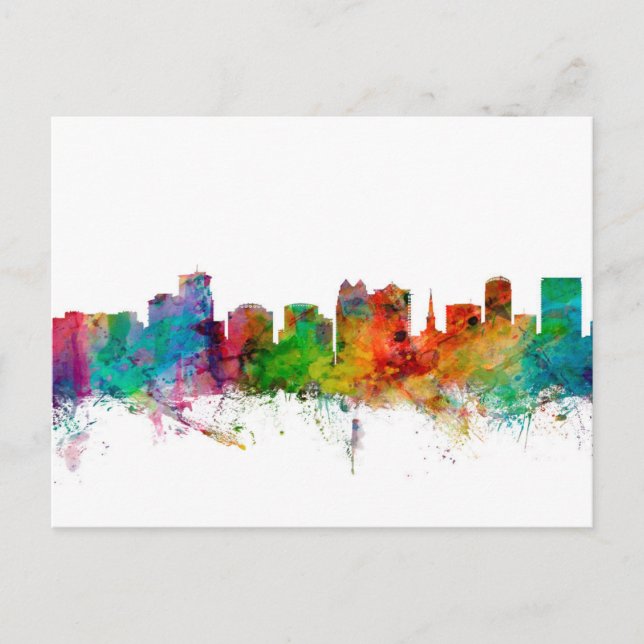 Carte Postale Orlando Florida Skyline (Devant)
