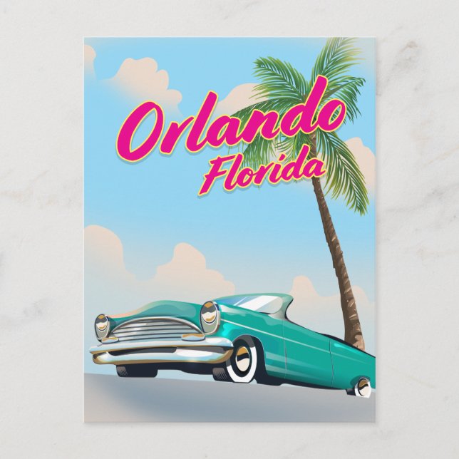 Carte Postale Orlando Floride (Devant)