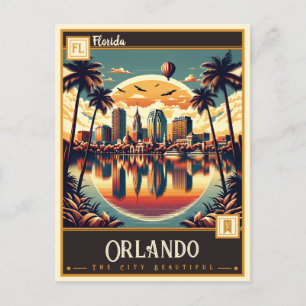 Carte Postale Orlando, Floride   VINTAGE
