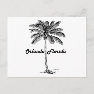Carte Postale Orlando & Palm noir et blanc