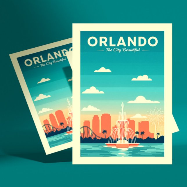 Carte Postale Orlando vintage (Créateur téléchargé)