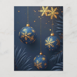 Carte Postale 🎄 Ornement de Noël Luxueux Élégance ❄️ Festif