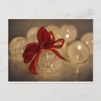 Carte postale ornementale bauble de Noël