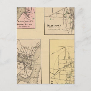 Carte Postale Orono, Grandes Oeuvres, Vieille Ville, Bucksport
