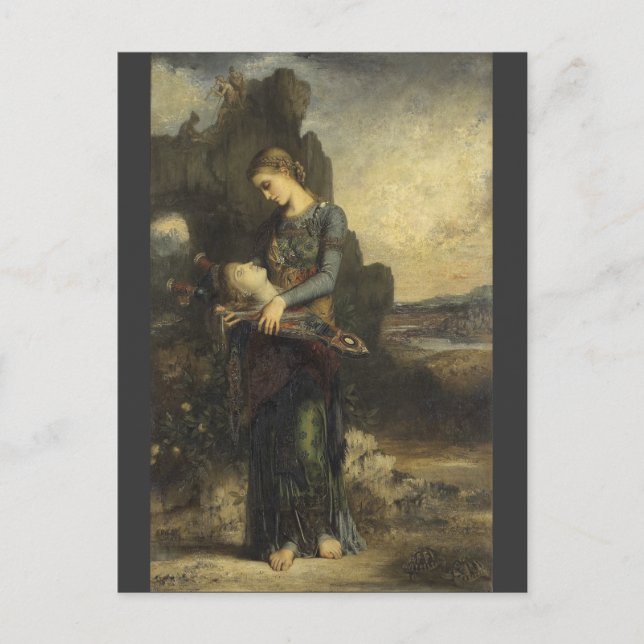 Carte Postale Orphée par Gustave Moreau (Devant)