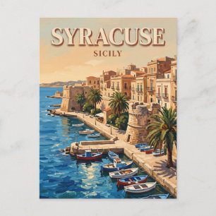 Carte Postale Ortigia Syracuse Italie