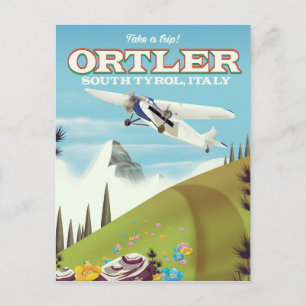 Carte Postale Ortler - Tyrol du Sud, Italie poster voyage