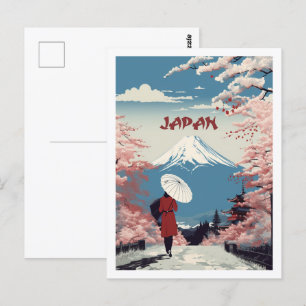 Carte Postale Osaka Japon Vintage célèbre Travel Place