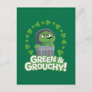 Carte Postale Oscar   Green & Grouchy !