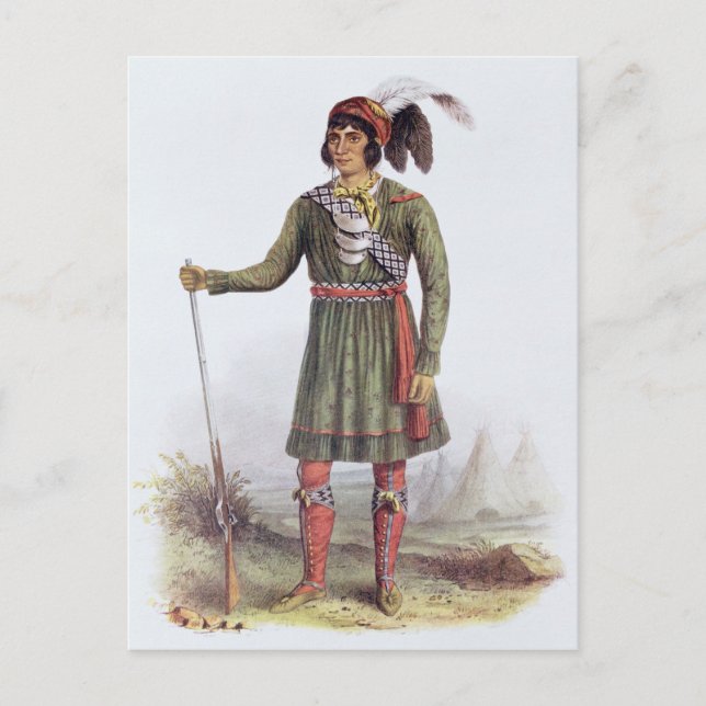 Carte Postale Osceola ou Rising Sun, un responsable du séminaire (Devant)