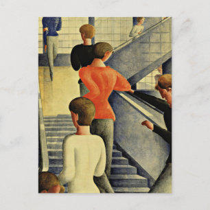 Carte Postale Oskar Schlemmer - Escalier Bauhaus