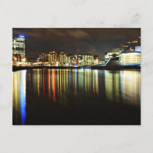 Carte Postale Oslo, Norvège la nuit