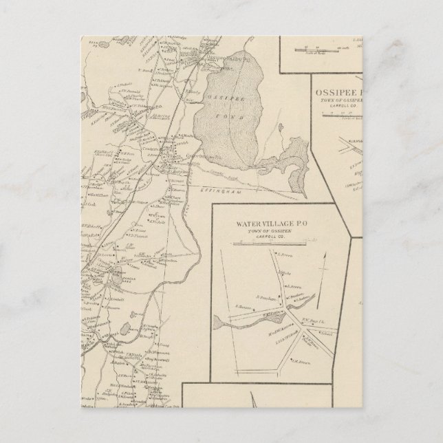 Carte Postale Ossipee, Carroll Co (Devant)