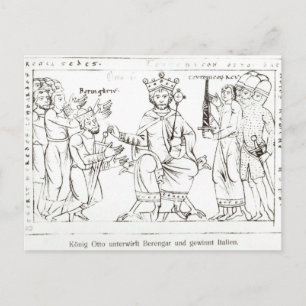 Carte Postale Othon Ier soumettant Bérenger II