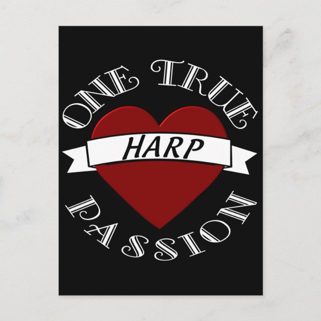 Carte Postale OTP : Harpe (Devant)