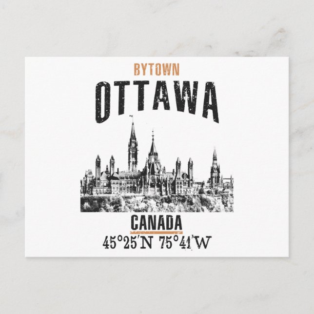 Carte Postale Ottawa (Devant)