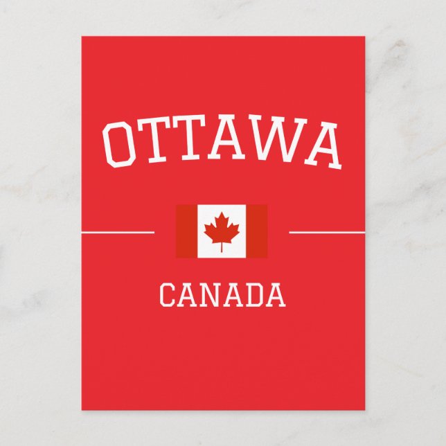 Carte Postale Ottawa (Devant)