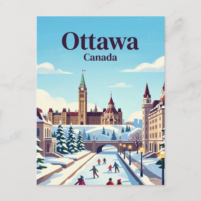Carte Postale Ottawa, Canada (Devant)