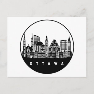 Carte Postale Ottawa Canada Skyline