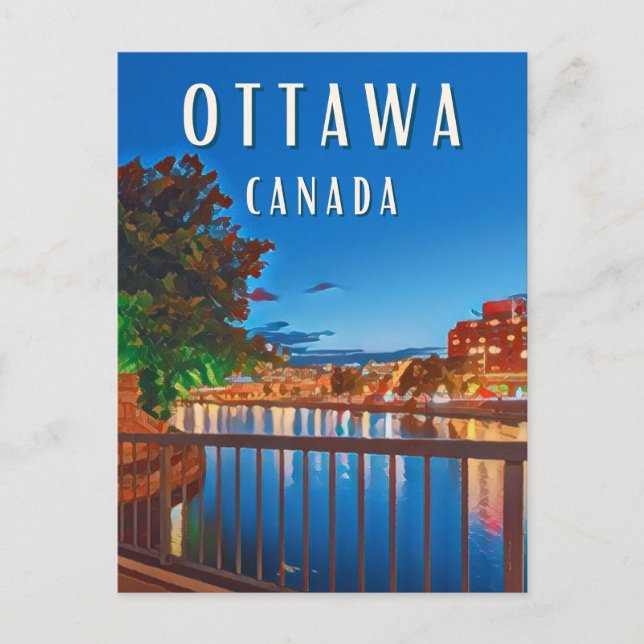 Carte Postale Ottawa : Capitale dynamique du Canada  (Devant)