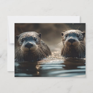 Carte Postale Otter