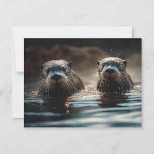 Carte Postale Otter