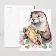 Otter adorable avec Taco