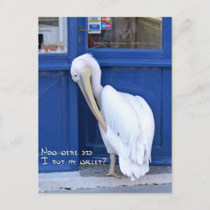Carte Postale Où ai-je mis mon portefeuille ?