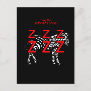 carte postale ou carte flashcard