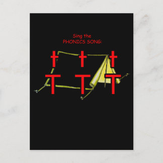 carte postale ou carte flashcard