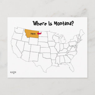 Carte Postale Où Est Montana ?