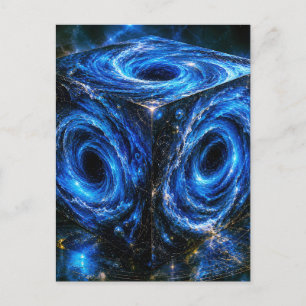 Carte Postale Où les univers se retournent vers l'intérieur - Po