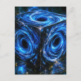 Carte Postale Où les univers se retournent vers l'intérieur - Po