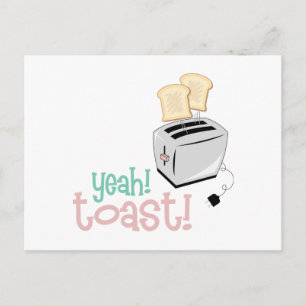 Carte Postale Ouais Toast