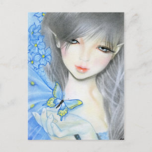 Carte Postale Oubliez-moi pas Fairy Postcard