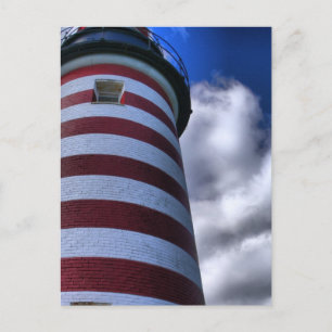 Carte postale Ouest Quoddy Head Lighthouse Maine