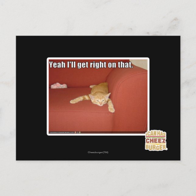 Carte Postale Oui, j'y vais. (Devant)